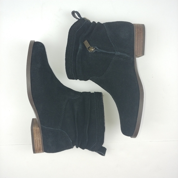 Koolaburra by UGG Lorelei Slouchy Ankle Boot Womens 5 Black Nubuck NWOB - Picture 6 of 10